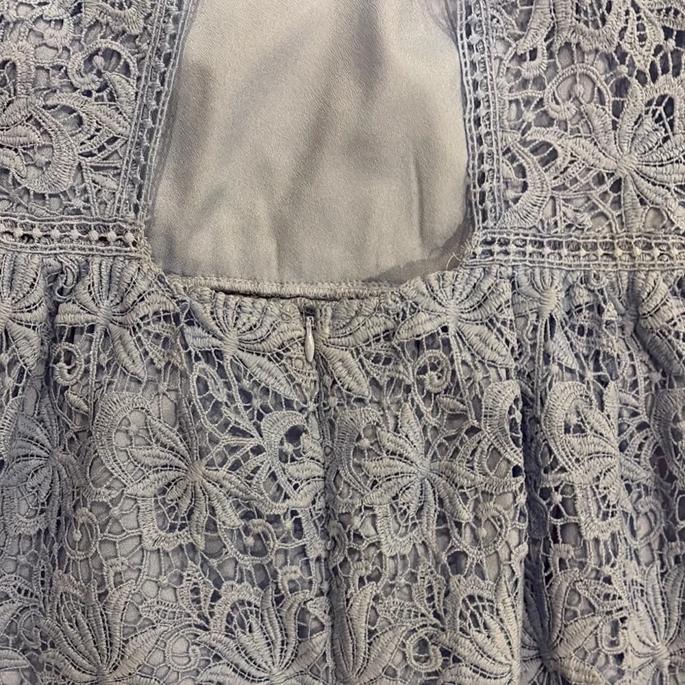 Elegant Lace Kids Dress - (Lavender)